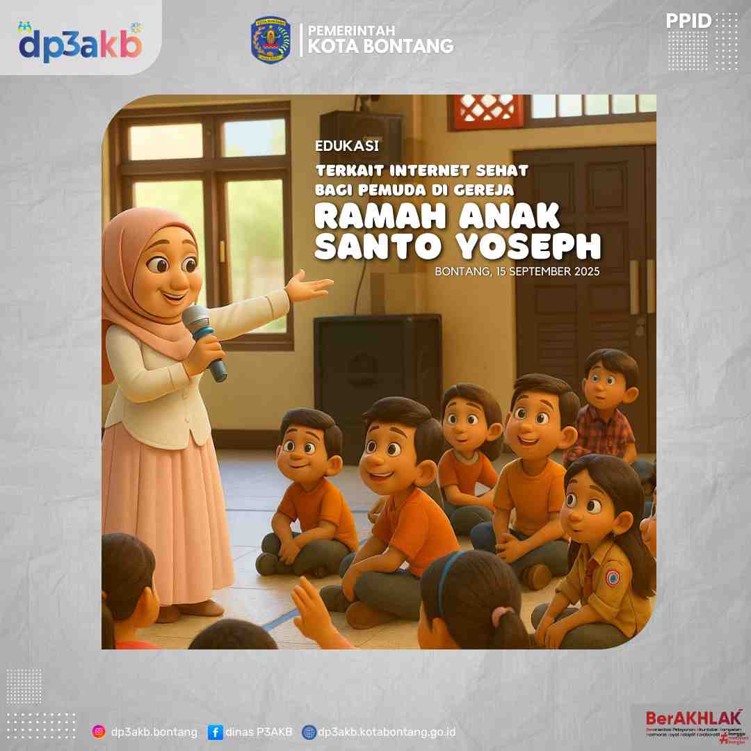 Gereja Santo Yosef Bontang Tuntaskan Program Mahira, DP3AKB dan PT. KNI Beri Edukasi Internet Sehat